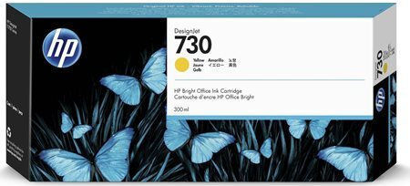 HP 730 Original InkJet Printer Ink Yellow (P2V64A)