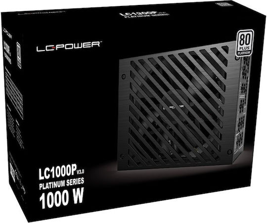 LC-Power LC1000P V3.0 1000W Negru Sursă de Alimentare Calculator Complet modular 80 Plus Platinum