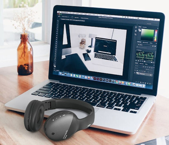 Moxom MX-WL22 Bluetooth Wireless On Ear Headphones with 10 hours of Operation Pink