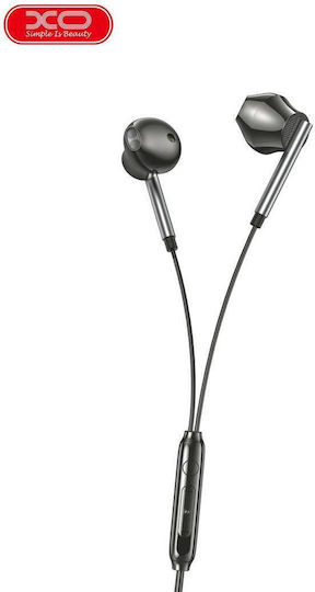 XO 16.002.0080 Earbuds Handsfree Headphones with Connector USB-C Black