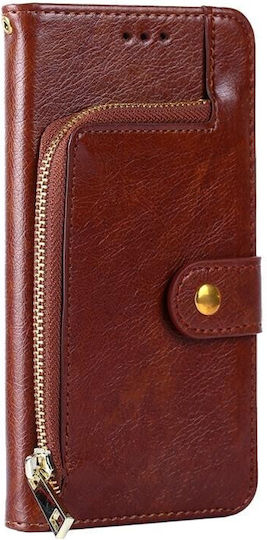 Zipper Bag Wallet Καφέ (TCL 405)
