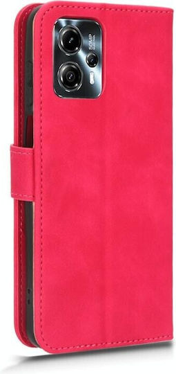 Skin Feel Wallet Ροζ (Moto G13)