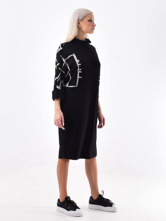 Ozai N Ku Midi Rochie Negru