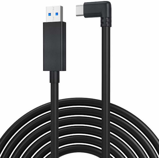 KIWI Design Ъглов HDMI Кабел HDMI Мъжки - HDMI Мъжки 5м Черен