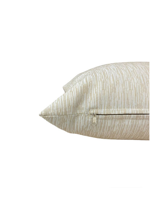 Decotelia Sofa Cushion 100% Cotton Beige 45x65cm