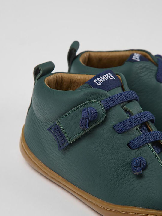 Kids Boots with Hoop & Loop Closure Green