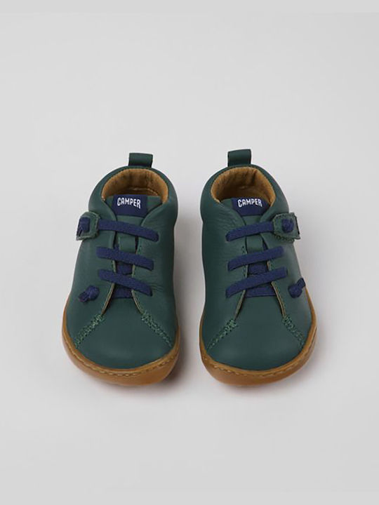 Kids Boots with Hoop & Loop Closure Green