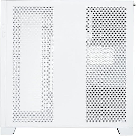 Lian Li O11 Dynamic EVO XL Gaming Full Tower Κουτί Υπολογιστή με Πλαϊνό Παράθυρο και RGB Φωτισμό Λευκό