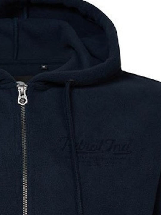 Petrol Industries Men's Sweatshirt with Hood Navy Blue