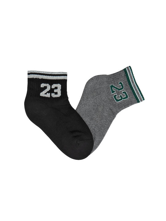 ME-WE 2 Pack Sport Ankle Socks Black