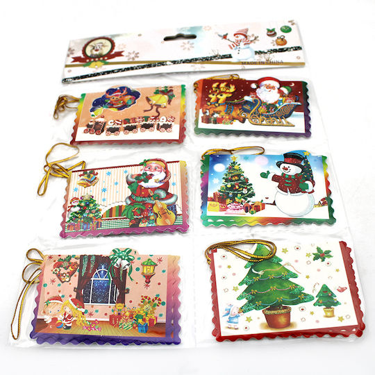Greeting Cards Christmas 5.5x7.5cm 12pcs