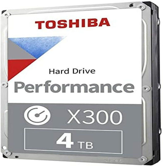 Toshiba X300 Performance 4TB HDD Hard Drive 3.5" SATA III 7200rpm with 256MB Cache for Desktop