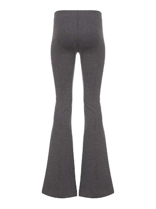 Twenty 29 Women's Fabric Trousers Flare Gray