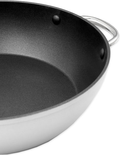 General Trade Flacher Edelstahl-Topf 28cm