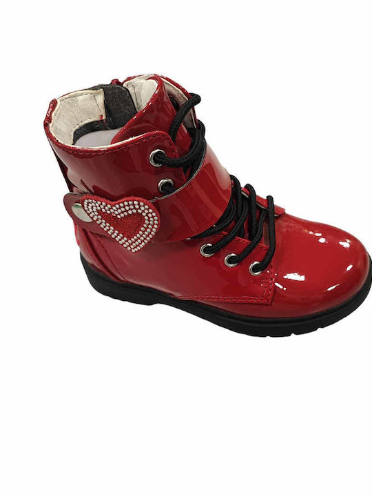 Lelli Kelly Kids Boots with Zipper Red