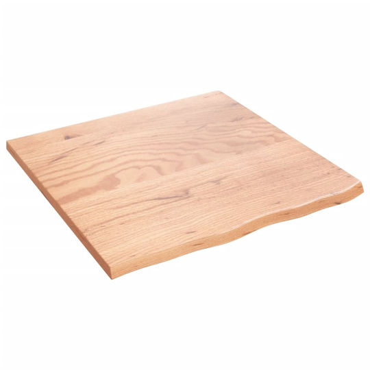 vidaXL Waschtisch ohne Waschbecken L60xB60xH2cm Ann. Brown