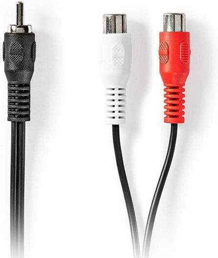 Nedis 0.2m 2x RCA male Cable (CAGB24010BK02)