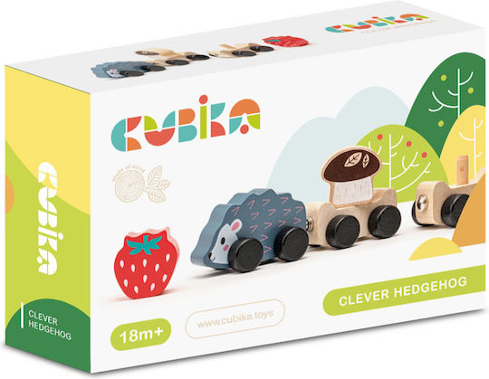 Cubika Ziehspielzeug Igel aus Holz für 18++ Monate