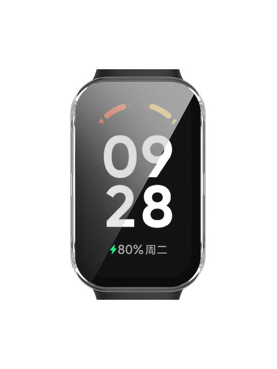Πλαστική Θήκη με Τζαμάκι Transparent για το Mi Band 2
