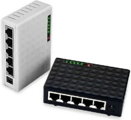 Andowl Q-JH01 Unmanaged L2 Switch με 5 Θύρες Gigabit (1Gbps) Ethernet