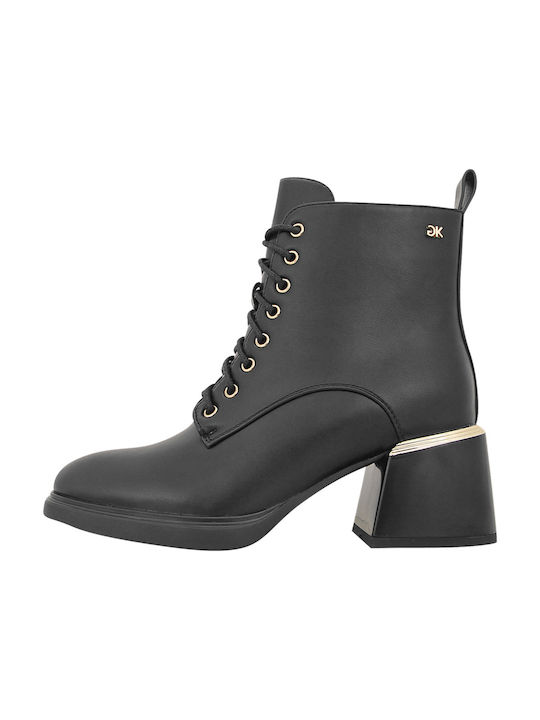 Gianna Kazakou Tod Leather Women's Ankle Boots Black