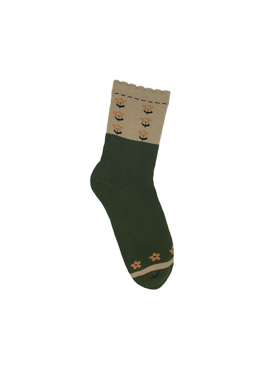 ME-WE Damen Socken Khaki 1Pack