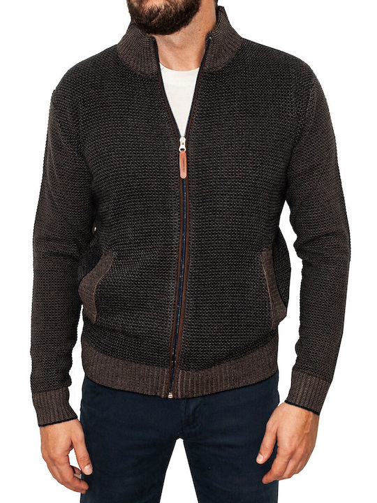 Men's Knitted Cardigan Blue