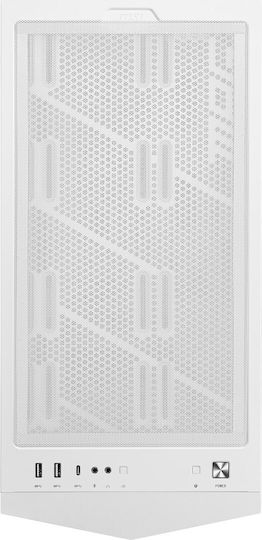 MSI MPG GUNGNIR 300R AIRFLOW Gaming Midi Tower Κουτί Υπολογιστή με Πλαϊνό Παράθυρο και RGB Φωτισμό Λευκό