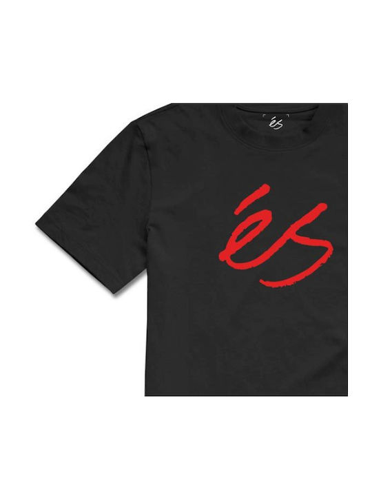 Es Men's Short Sleeve T-shirt Black