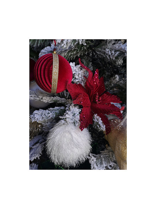 InTheBox Christmas Ball Ornament Red 10x10cm 6pcs