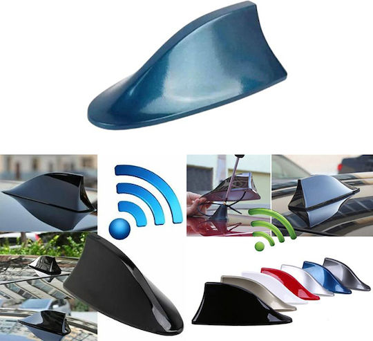 Auto Gs Car Antenna Roof Universal Shark for Radio in Blue Color