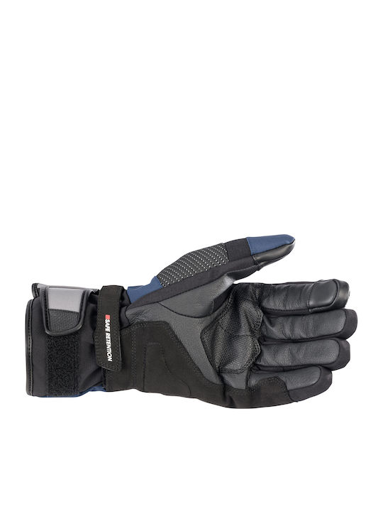 Alpinestars Andes V3 Drystar Iarna Bărbați Mănuși Moto Impermeabil Black/Dark Blue