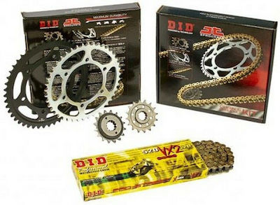 DID Chain & Sprocket Kit Golden (16-43-520VX/GB) for Honda NC700X 2012-2013