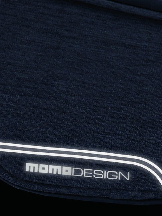 MomoDesign Τσαντάκι Σκελετού Ποδηλάτου Διπλό Μαύρο