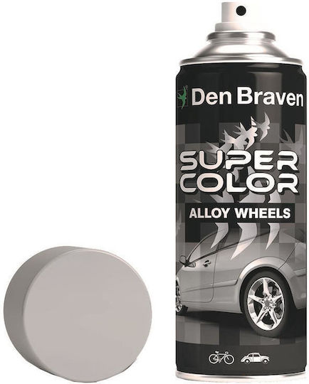 Bostik Den Braven Spray auto Vopsea pentru Jante-Roti Auto 6 buc Argintiu 400ml