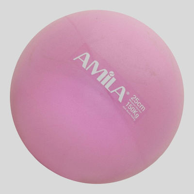 Amila Mini Μπάλα Pilates 25cm 0.1kg σε ροζ χρώμα