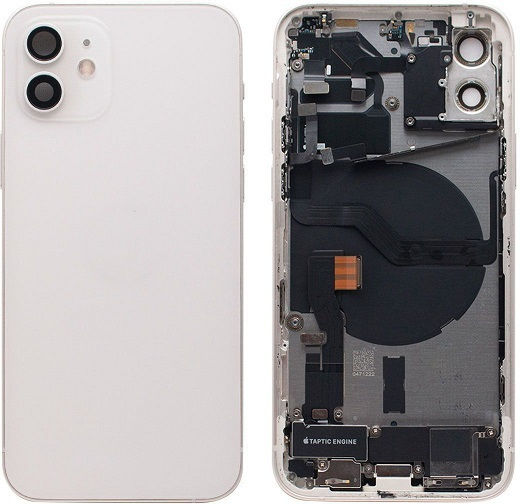 Κапак за замяна на батерията Заден Бял за iPhone 12