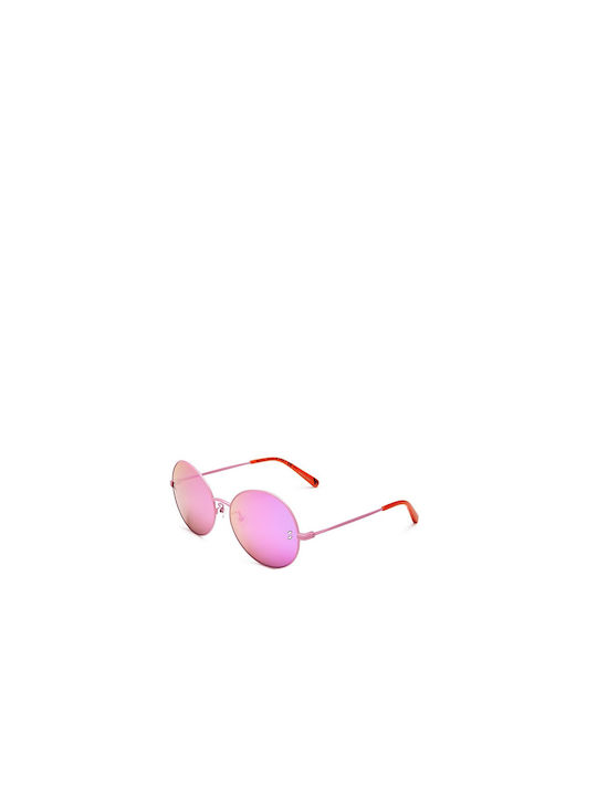 Stella McCartney Sunglasses with Pink Metal Frame and Pink Lens SK0032S 005