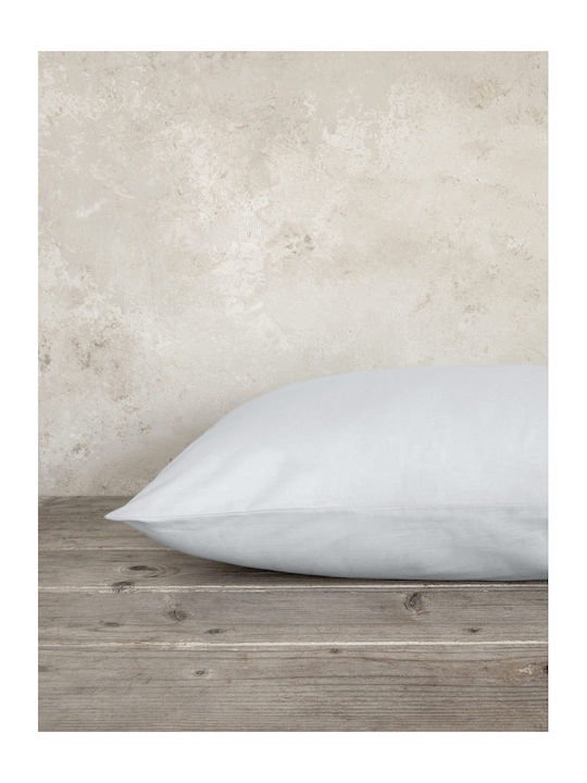 Nima Sheet Super-Double with Elastic 165x205+35cm. Unicolors White