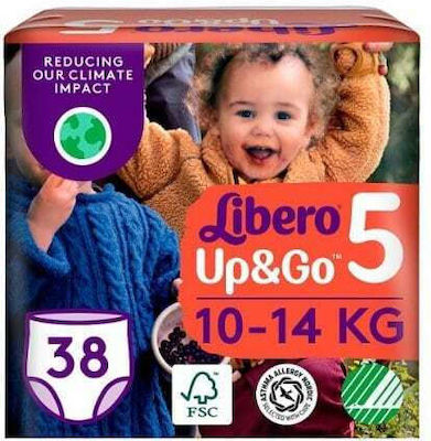 Libero Πάνες Βρακάκι No. 5 για 10-14kg 38τμχ