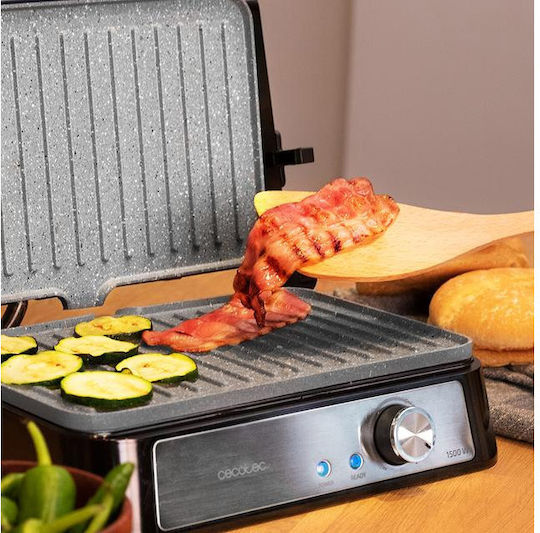 Cecotec Take&Clean Stone Τοστιέρα Γκριλιέρα 1500W Inox