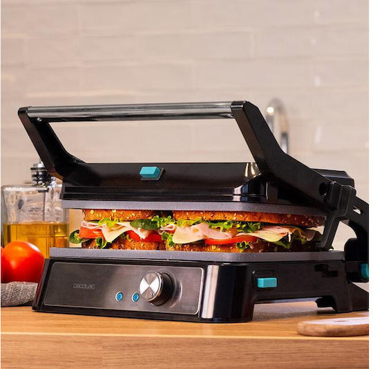 Cecotec Take&Clean Stone Τοστιέρα Γκριλιέρα 1500W Inox
