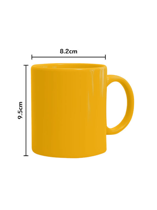 Koupakoupa World's Best Boss Ceramic Cup Yellow 330ml