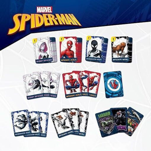 Επιτραπέζιο Παιχνίδι με Κάρτες Spiderman για 2+ Παίκτες 6+ Ετών (EN) Real Fun Toys