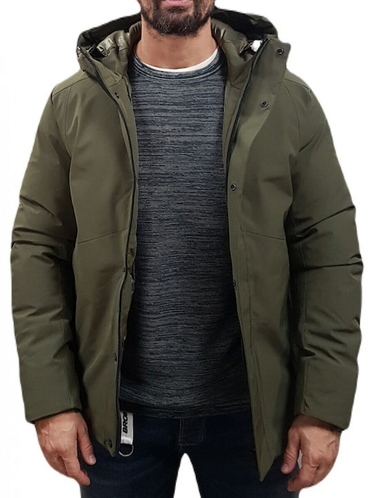 Jack & Jones Men's Winter Jacket Khaki