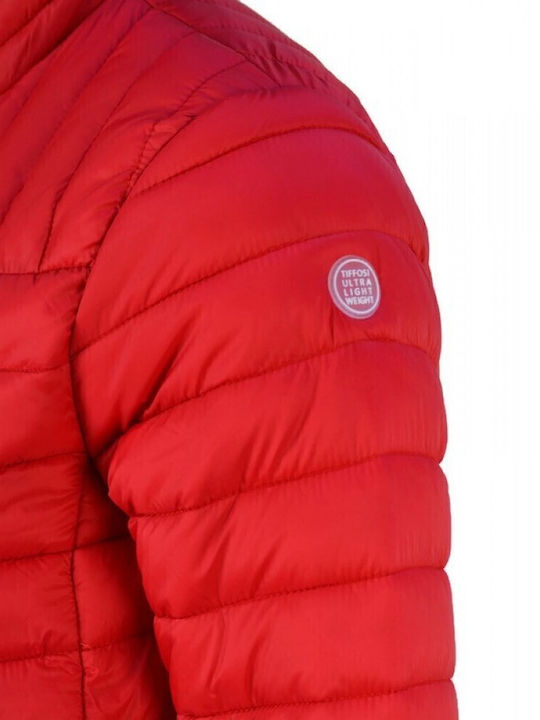 Μπουφάν Puffer Αδιάβροχο Κόκκινο
