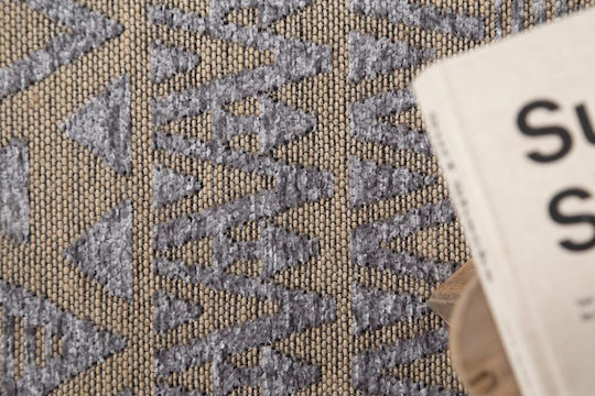 Royal Carpet Gloria Cotton 10 Χαλί Ορθογώνιο Καλοκαιρινό Grey 120x180cm