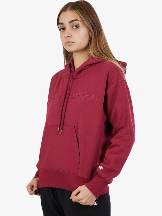 Women's Sweatshirt Hooded Burgundy