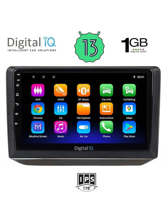 Digital IQ Sistem Audio Auto pentru Skoda Fabia 2008-2014 (Bluetooth/USB/AUX/WiFi/GPS/Android-Auto) cu Ecran Tactil 10"