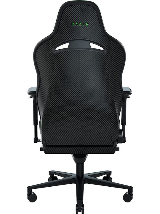 Razer Enki Pro Καρέκλα Gaming Δερματίνης με Ρυθμιζόμενα Μπράτσα Μαύρο/Πράσινο